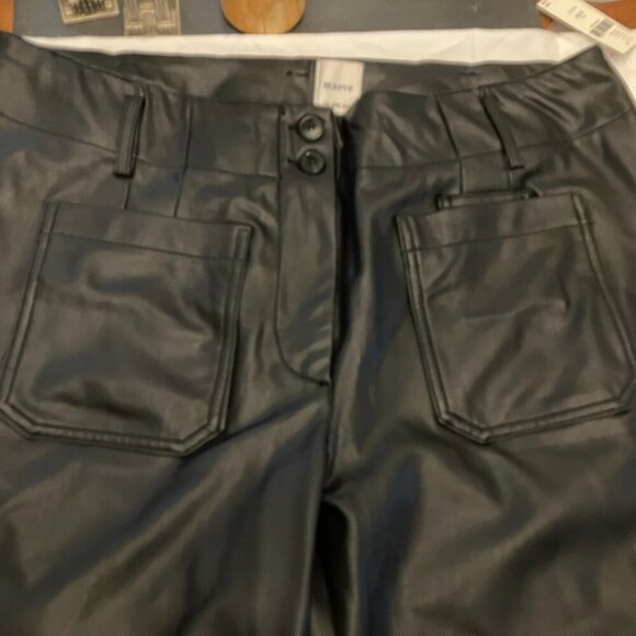 Maeve Junie Leather Pants - Picture 2 of 11